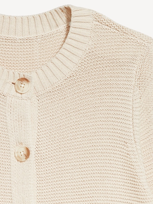 Image number 6 showing, Garter-Knit Cardigan Sweater