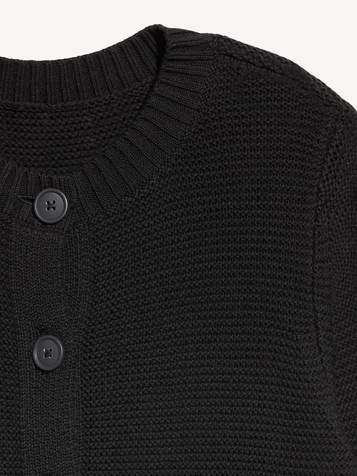 Image number 6 showing, Garter-Knit Cardigan Sweater