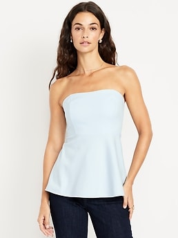 Fitted Strapless Top - image 3