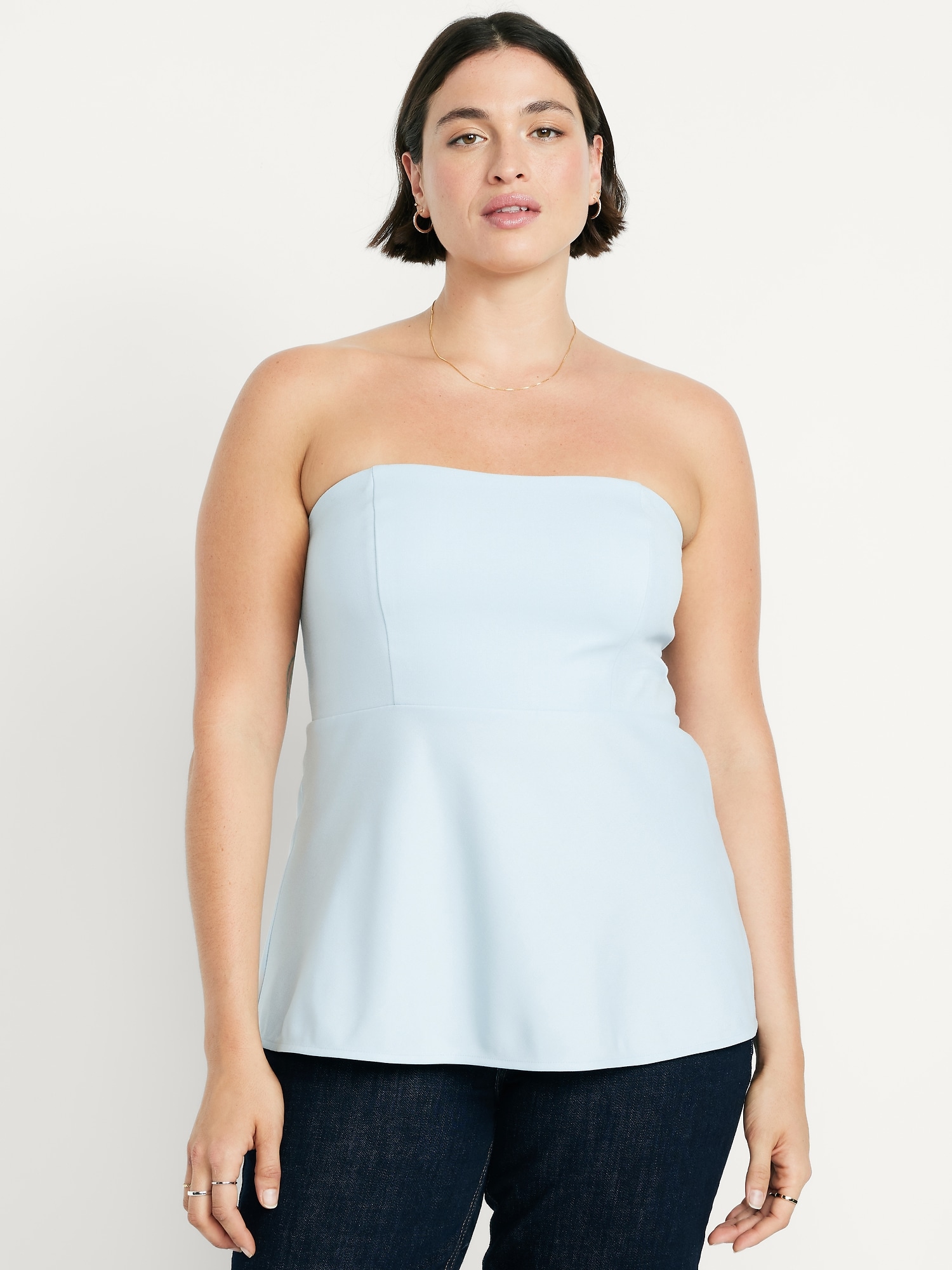 Fitted Strapless Top