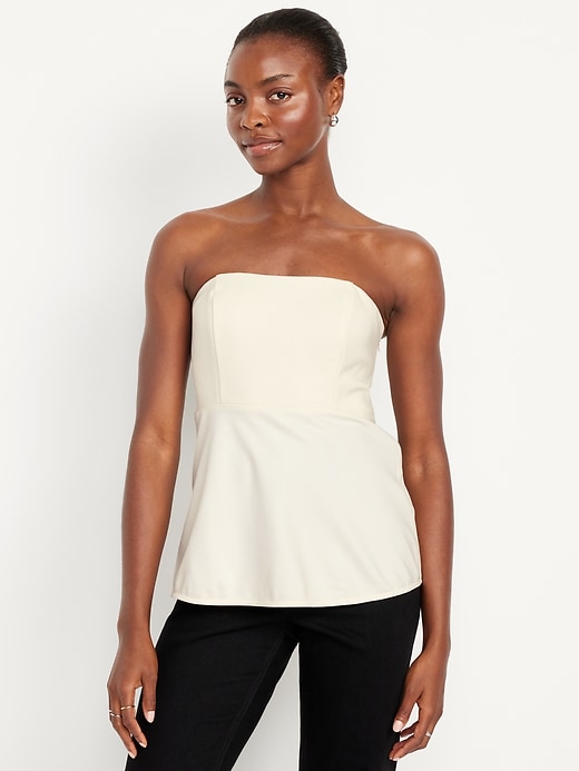 Image number 1 showing, Fitted Strapless Top