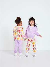 Image number 3 showing, Fleece Zip Hoodie for Toddler Girls