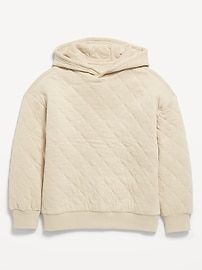 Image number 1 showing, Oversized Quilted Hoodie for Boys