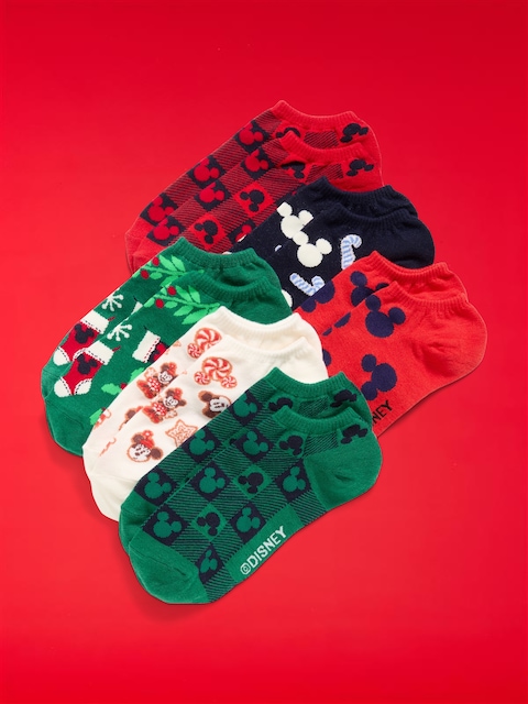 Disney© 6-Pack Novelty Ankle Socks for Women