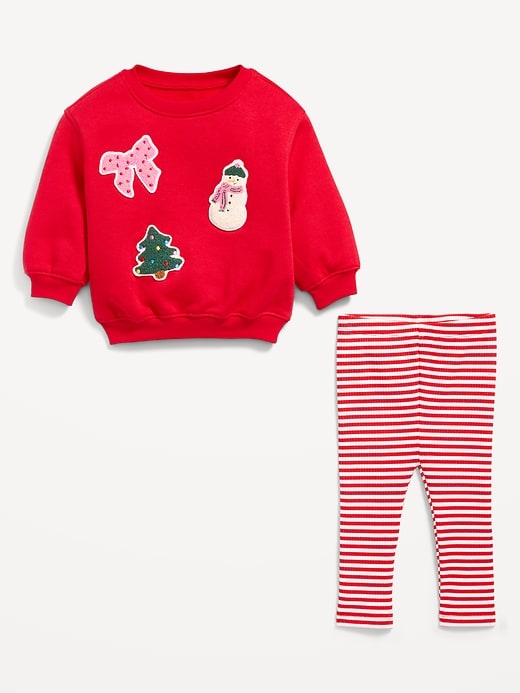 Image number 5 showing, Tunic Sweatshirt and Leggings Set for Baby