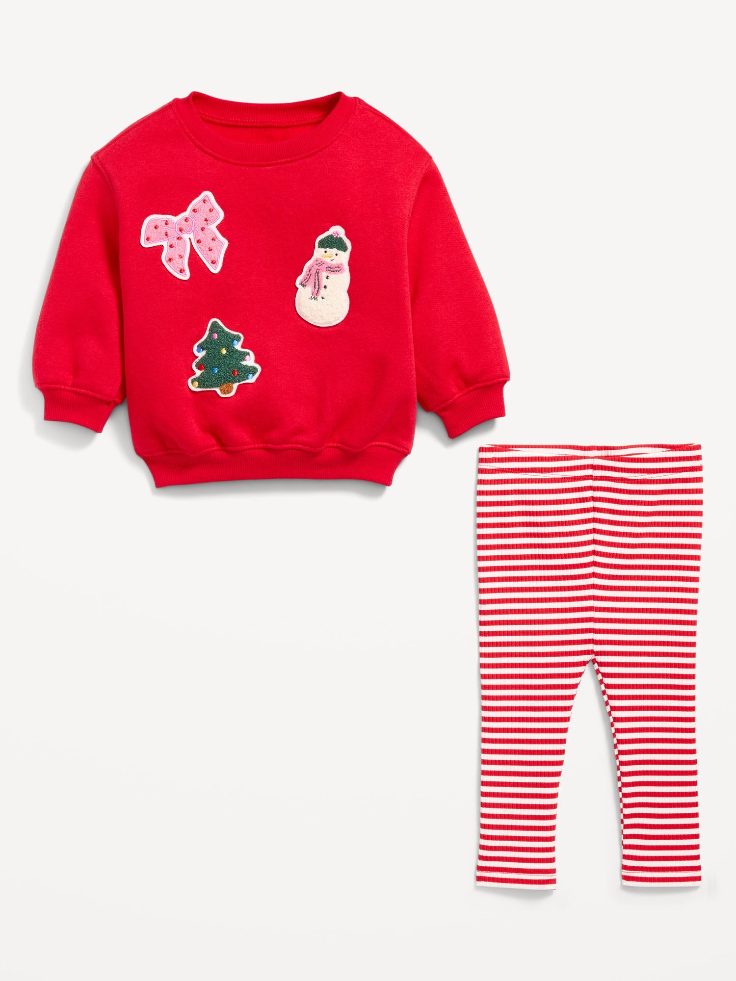 Tunic Sweatshirt and Leggings Set for Baby