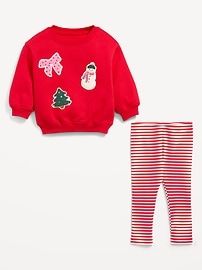 Image number 5 showing, Tunic Sweatshirt and Leggings Set for Baby