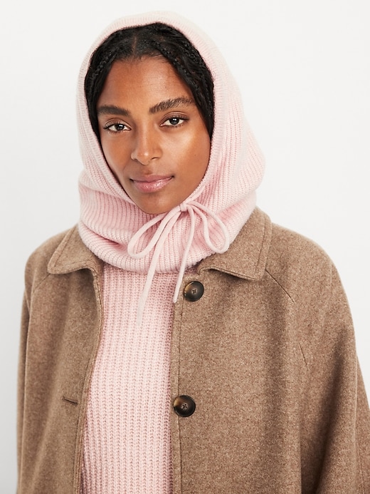 Image number 1 showing, Rib-Knit Balaclava