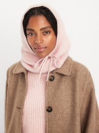 Image number 1 showing, Rib-Knit Balaclava