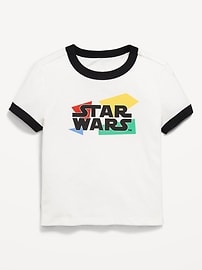 Image number 1 showing, Star Wars™ Unisex Graphic Ringer T-Shirt for Toddler