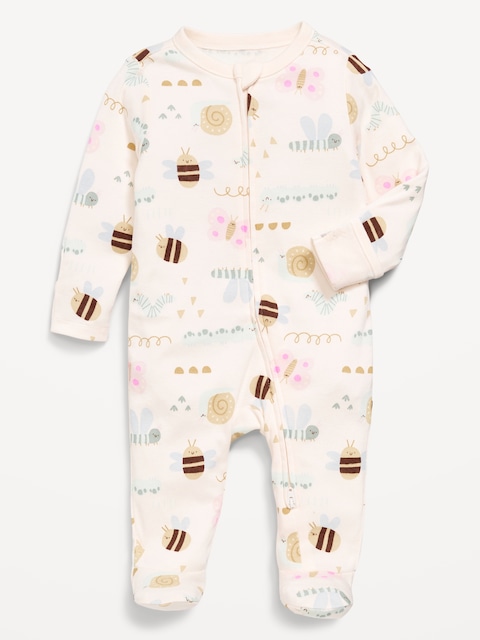 2-Way-Zip Sleep & Play Footed One-Piece for Baby
