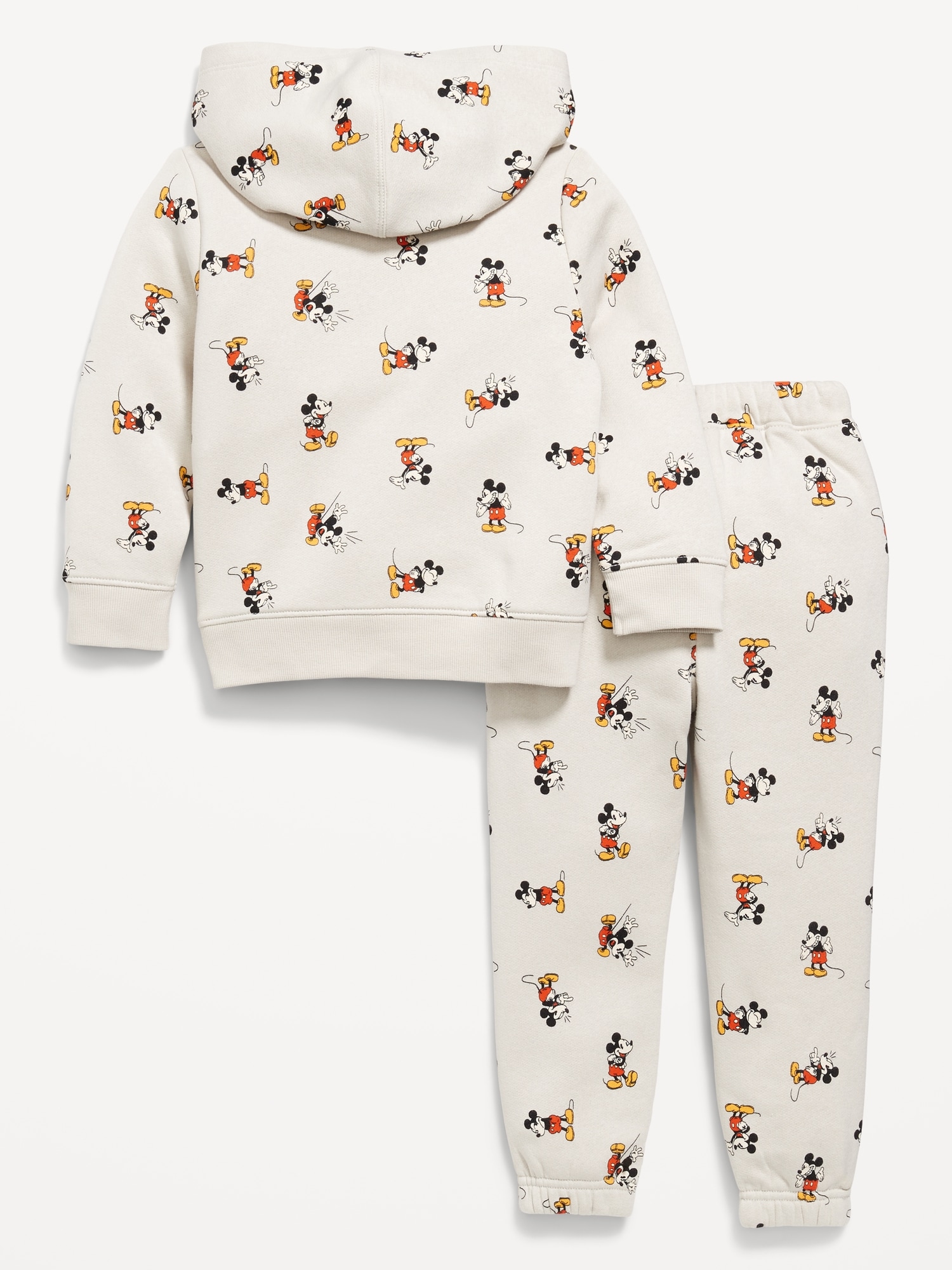 Disney© Mickey Unisex Graphic Pullover Hoodie and Joggers Set for Toddler