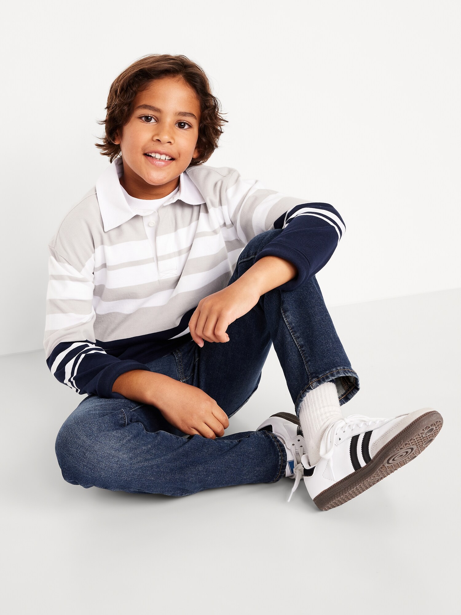 Джинсы Old Navy Straight-Leg Built-In Flex Jeans для мальчиков, цвет: Bay — фото 3