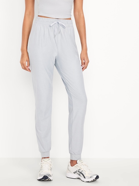 High-Waisted CloudMotion Joggers - Gray