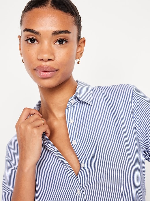 Image number 4 showing, Slim Button-Down Striped Shirt