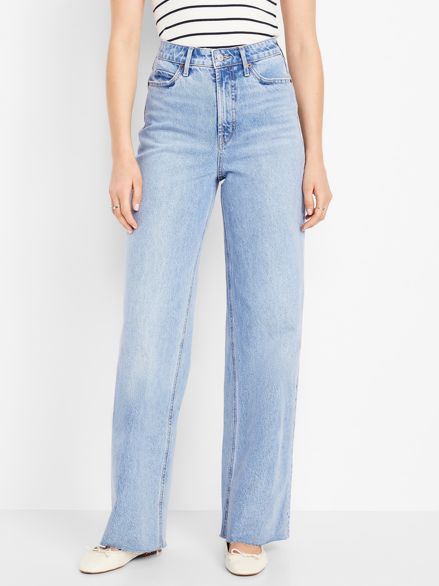Extra High-Waisted Wide-Leg Jeans