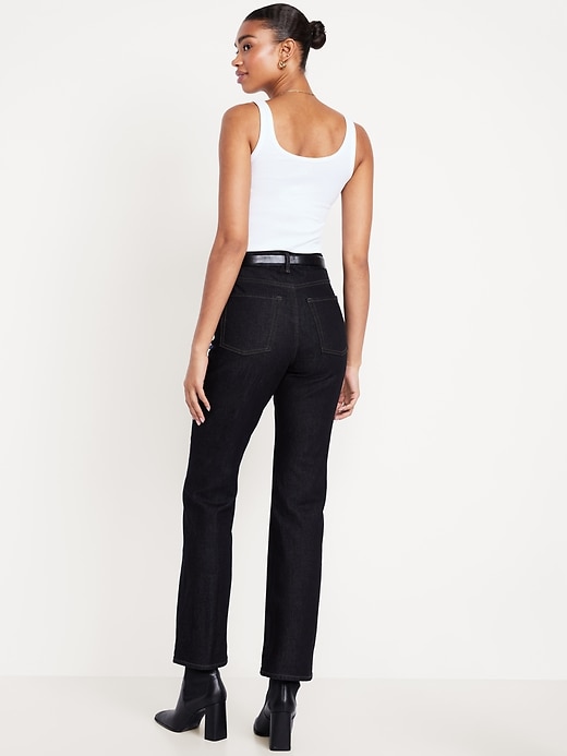 Extra High-Waisted Baby Boot-Cut Jeans