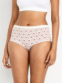 Image number 4 showing, High-Waisted Everyday Brief Cotton Underwear