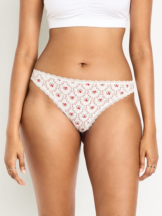 Image number 5 showing, Mid-Rise Everday Cotton Thong
