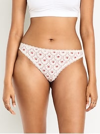 Image number 5 showing, Mid-Rise Everday Cotton Thong
