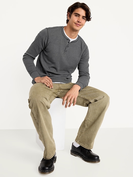 Image number 3 showing, Waffle Henley T-Shirt