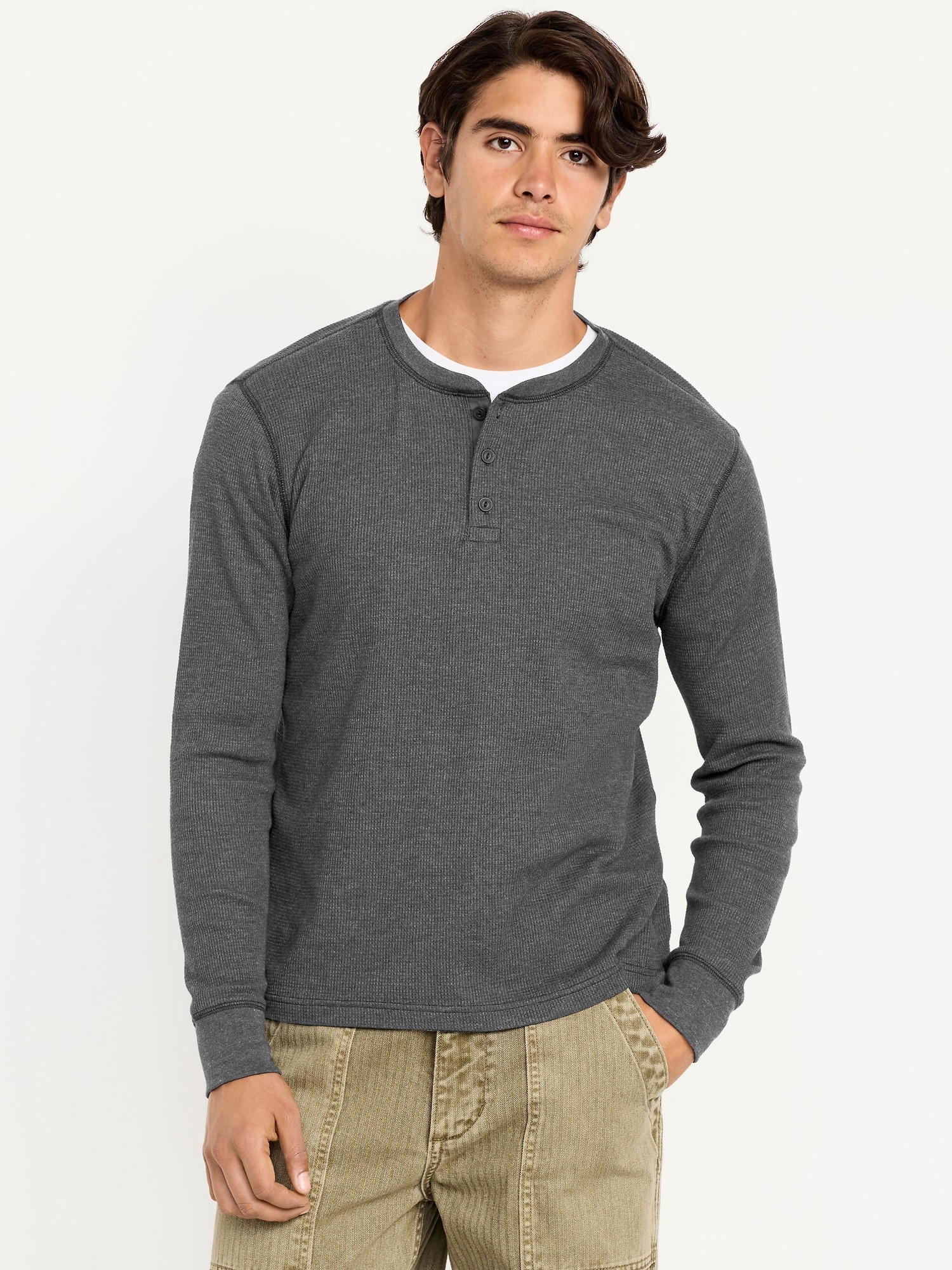 Waffle Henley T-Shirt
