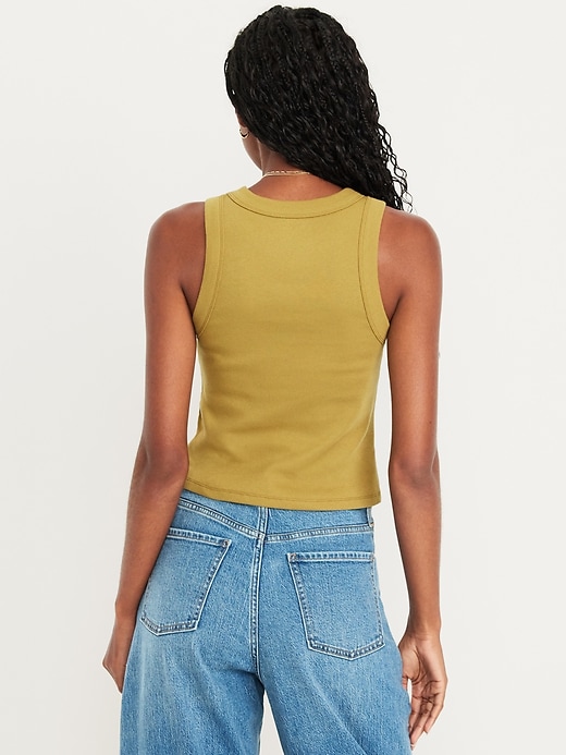 Image number 2 showing, Snug Crop Tank Top
