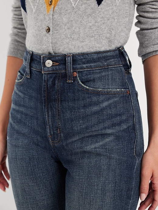 Extra High-Waisted Straight Jeans