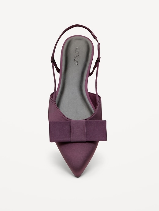 Image number 2 showing, Bow Slingback Flats for Women