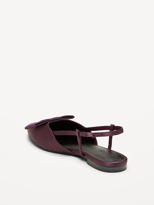 Image number 4 showing, Bow Slingback Flats for Women