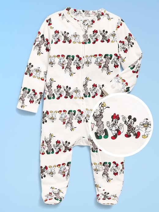 Image number 1 showing, Old Navy x Disney 2-Way-Zip Sleep & Play Footed One-Piece for Baby
