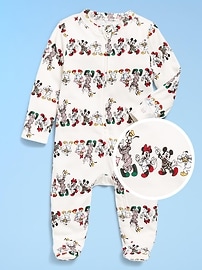 Image number 1 showing, Old Navy x Disney 2-Way-Zip Sleep & Play Footed One-Piece for Baby