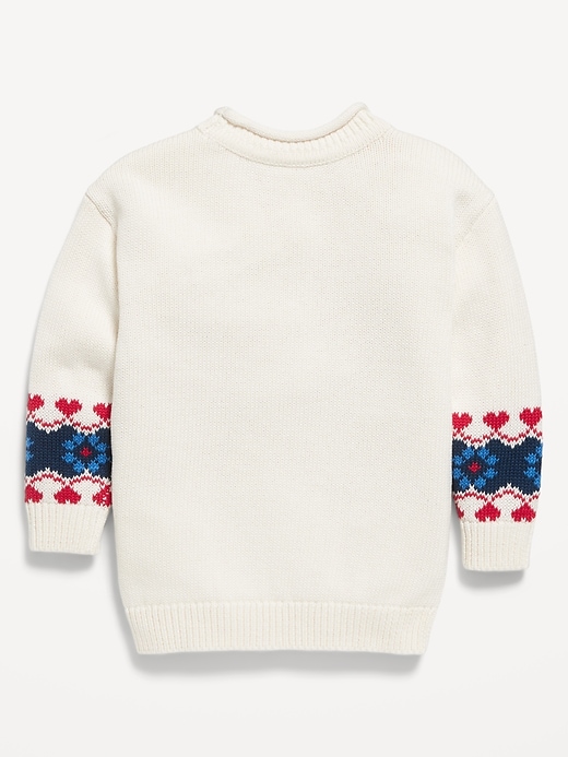 Image number 2 showing, Printed Pullover Tunic Sweater for Toddler Girls
