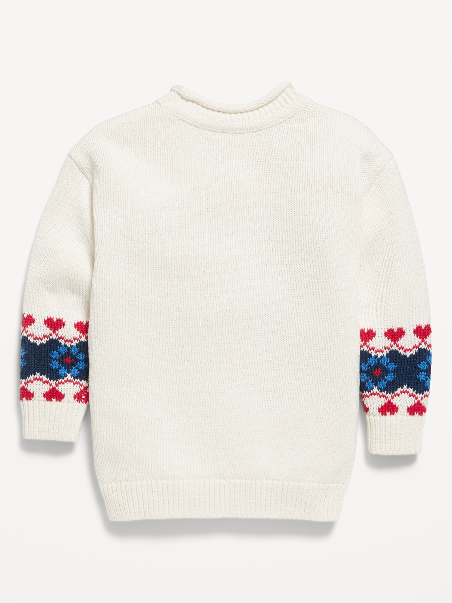 Printed Pullover Tunic Sweater for Toddler Girls