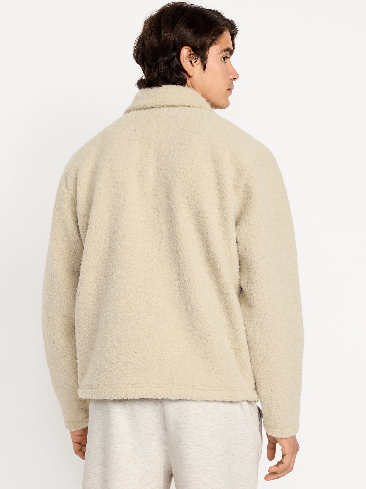 Bouclé Sherpa Polo