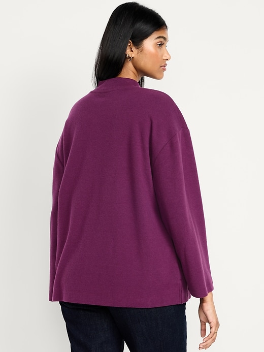 Image number 6 showing, Cozy Mock-Neck Tunic Sweater