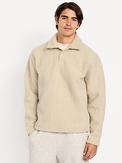 Bouclé Sherpa Polo