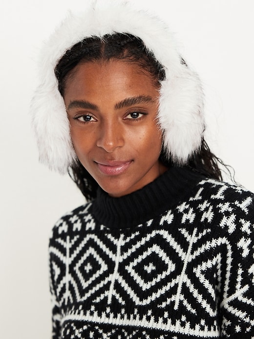 Image number 1 showing, Faux-Fur Earmuffs