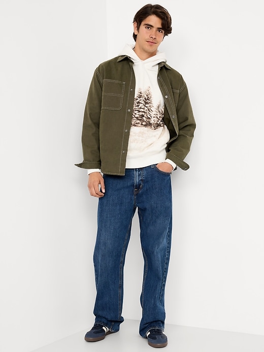 Rotation Graphic Popover Hoodie