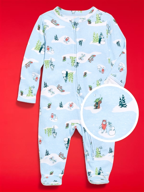 Old Navy x Star Wars Snug-Fit 2-Way-Zip Footed One-Piece for Baby - Star Wars Scene (Match The Fam!)
