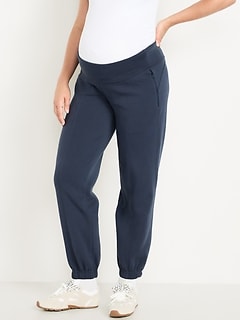 Maternity Dynamic Fleece Rollover Waist Joggers