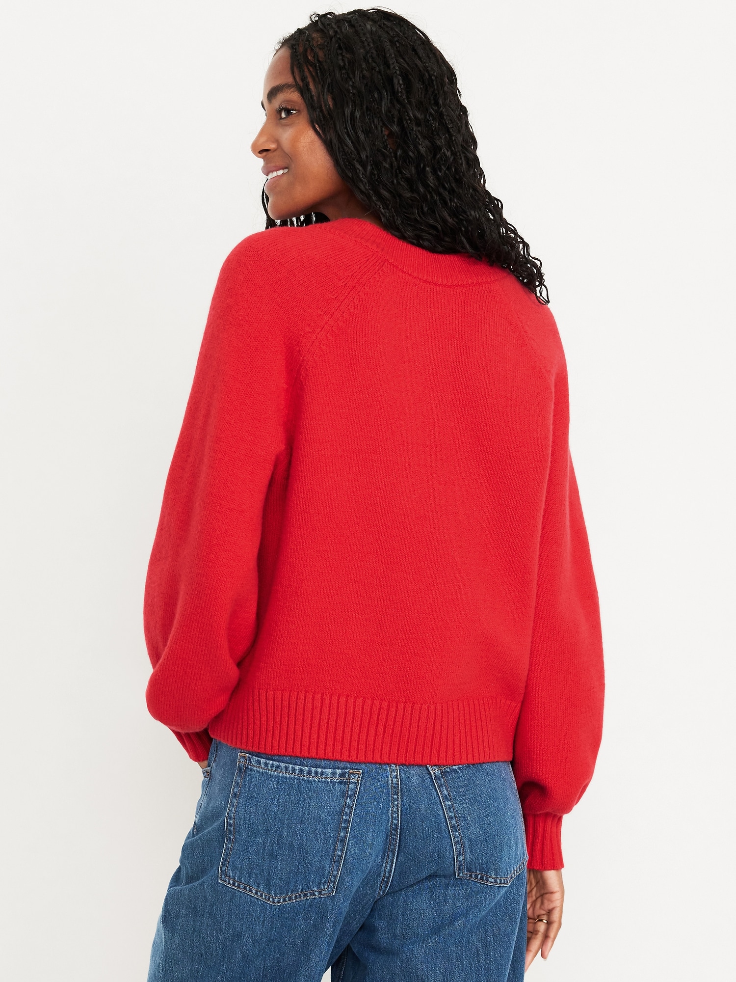SoSoft Crew-Neck Cardigan Sweater