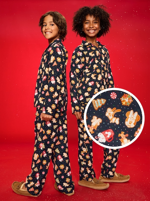 Old Navy x Disney Gender-Neutral Button-Front Graphic Pajama Set for Kids - Disney Cookies Party (Match The Fam!)