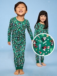 Image number 1 showing, Old Navy x Disney Unisex Graphic Snug-Fit Pajama Set for Toddler & Baby