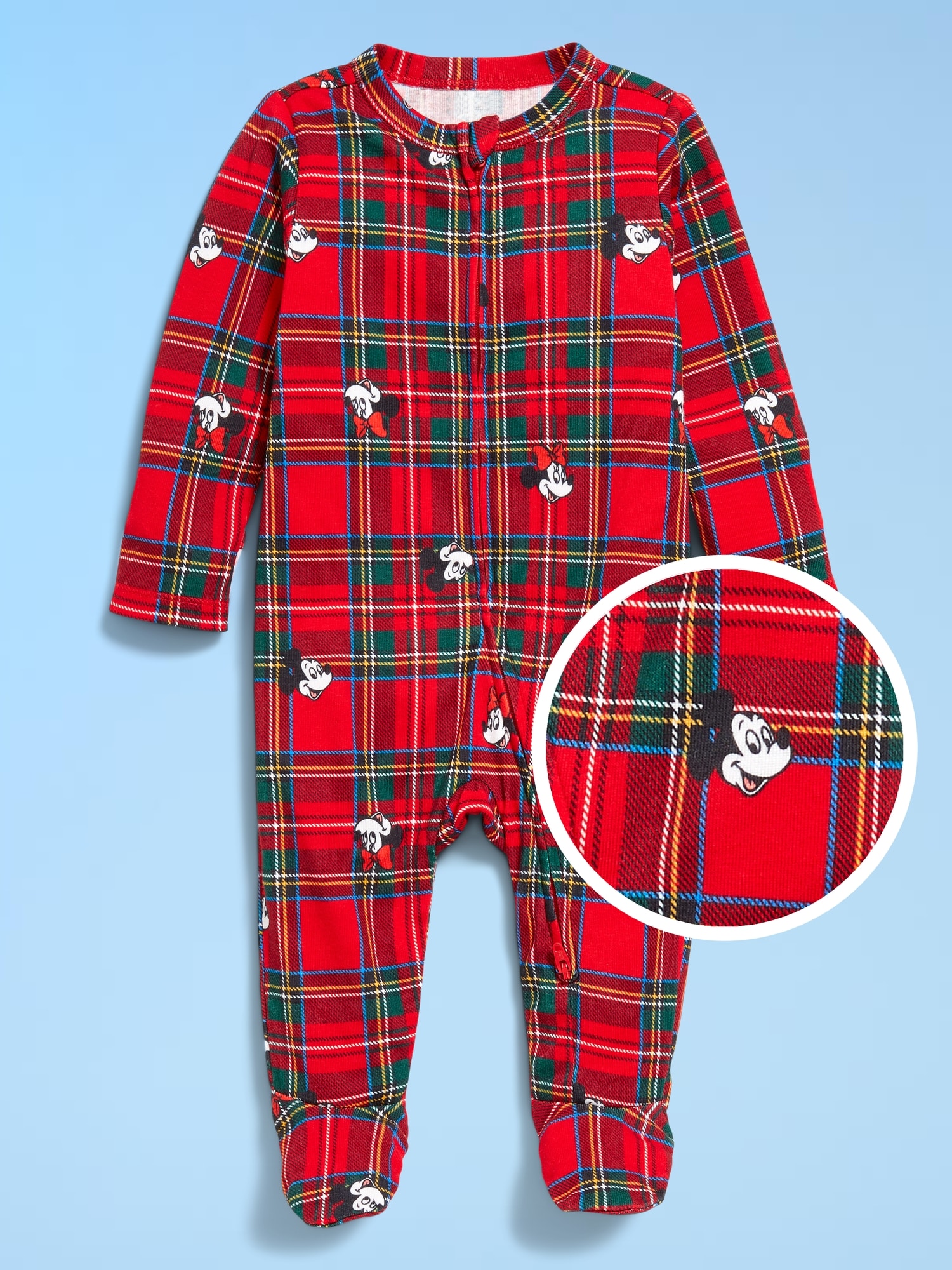 Old Navy x Disney Snug-Fit 2-Way-Zip Footed One-Piece for Baby