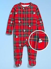 Image number 1 showing, Old Navy x Disney 2-Way-Zip Sleep & Play Footed One-Piece for Baby