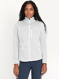 Image number 1 showing, Performance Sweater-Fleece Full-Zip Jacket