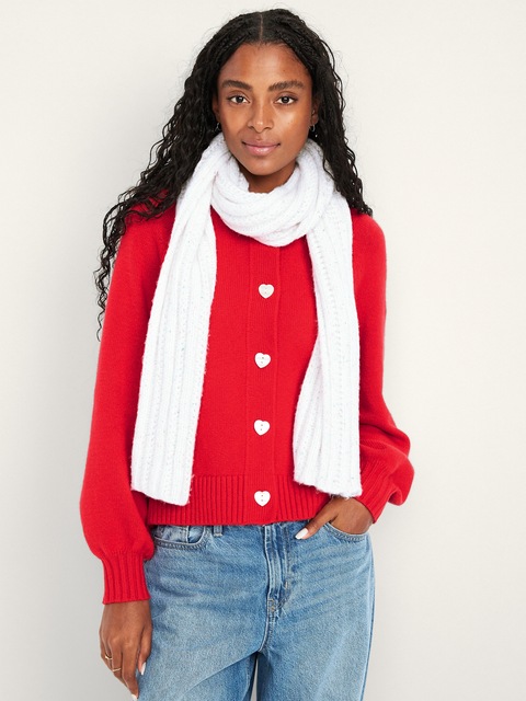 Chunky Cable Knit Scarf
