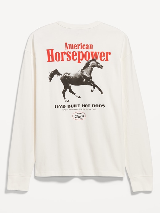 Image number 2 showing, Heavyweight Crew-Neck Graphic Cropped T-Shirt