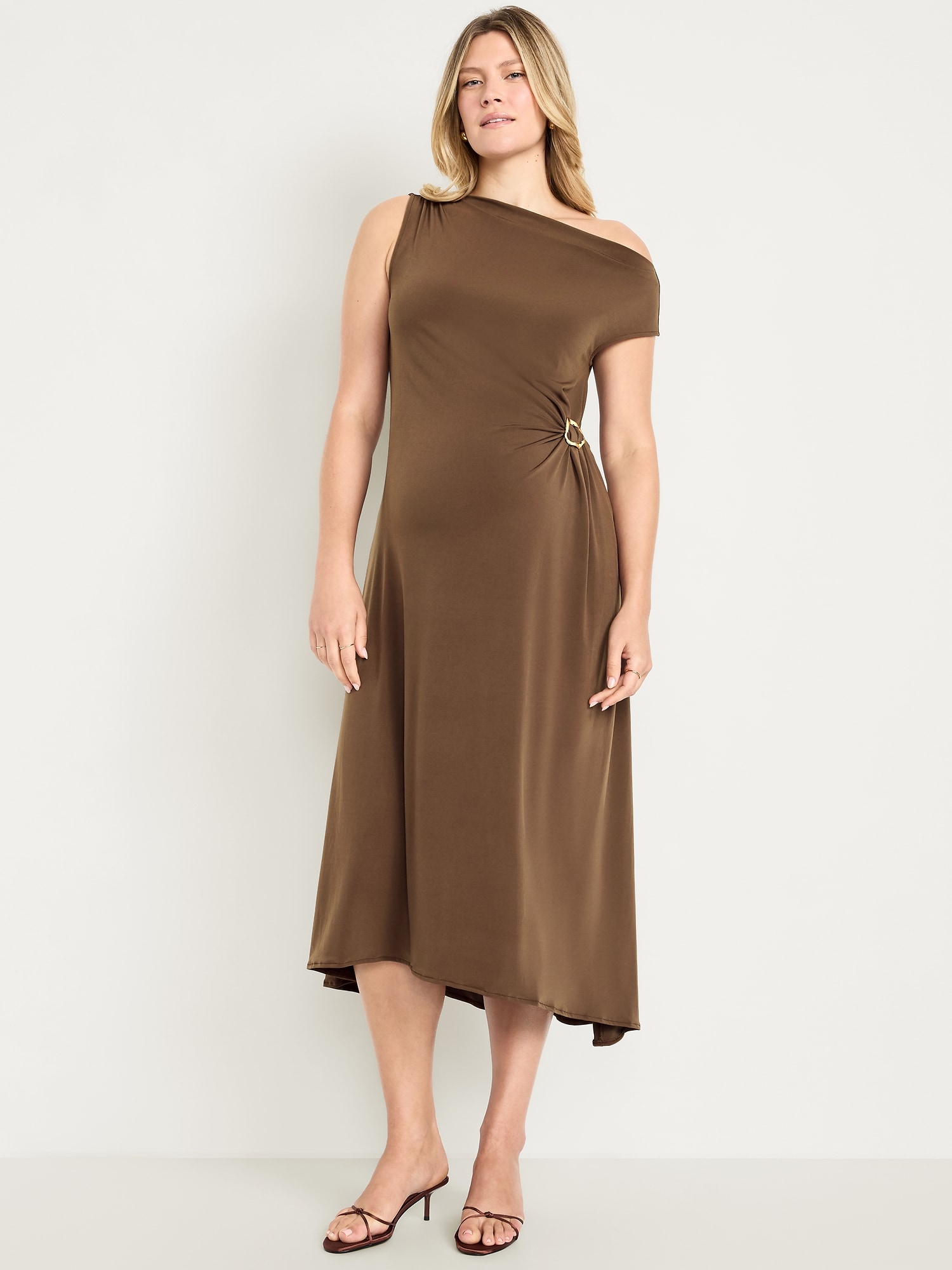 daytime wedding guest dresses Ever-Pretty Plus Size Tie Knot Chiffon Cocktail Dress GREEN SALAD WITH AVOCADO fitted silhouette and soft collection_seo-olive Size:6-7